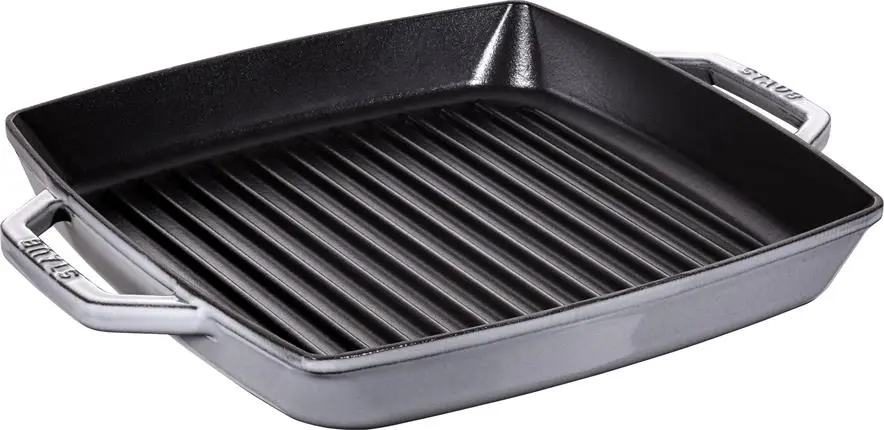 STAUB 40511-684-0 litinová grilovací pánev 28 cm