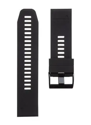 Tactical Silikonový Řemínek pro Garmin Fenix 5X/6X/7X QuickFit 26mm Black - černý