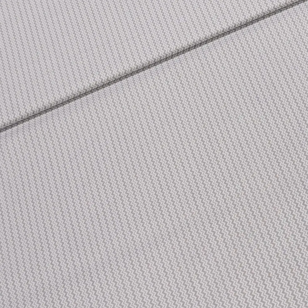 Bavlněné plátno ANIKA ZIG ZAG šedý, š.160cm (látka v metráži)