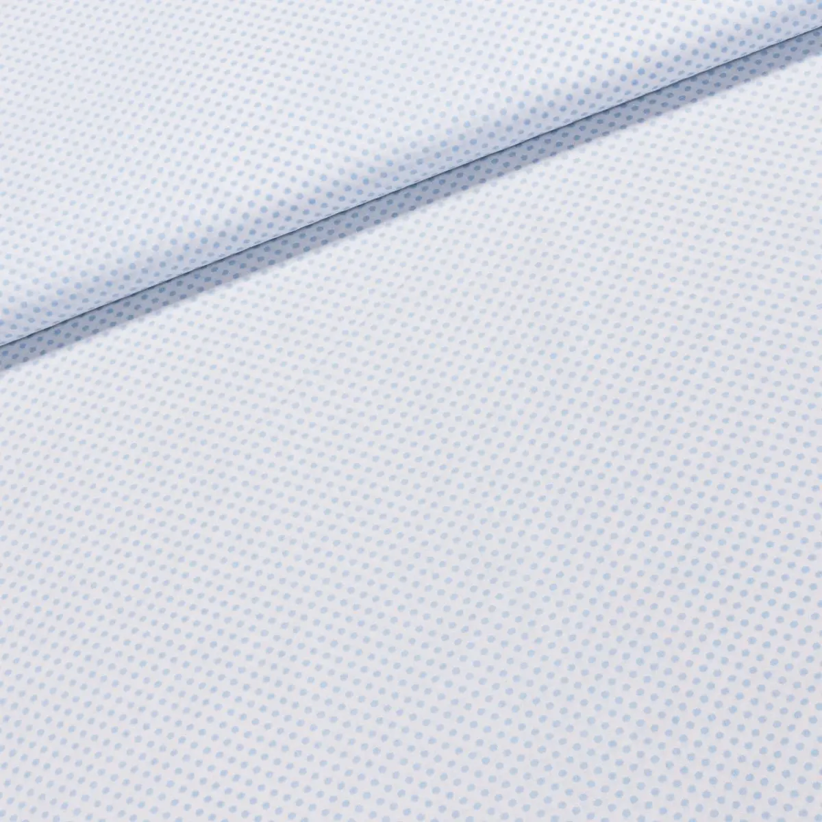 Bavlněné plátno Jolana JO008/09 světle modrý puntík na bílé, š.150cm (látka v metráži)