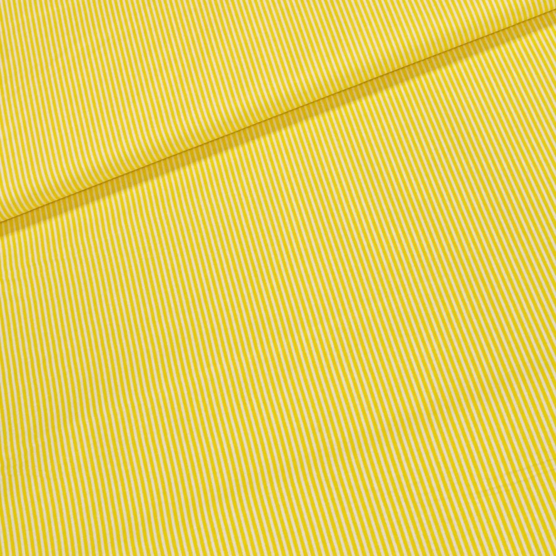 Bavlněné plátno 1361101/36 tenký žlutý proužek, š.150cm (látka v metráži)