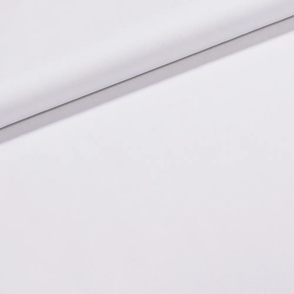 Bavlněný kepr 001 WHITE, jednobarevná bílá, š.150cm (látka v metráži)