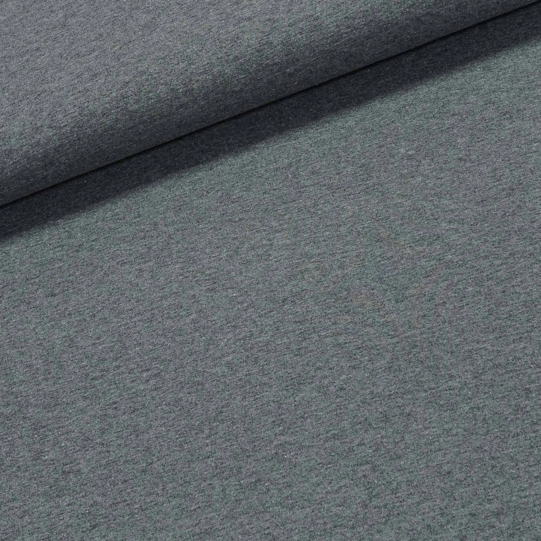 Bavlněný úplet TEPLÁKOVINA 0196-661, melanž, šedý melír, š.150cm (látka v metráži)