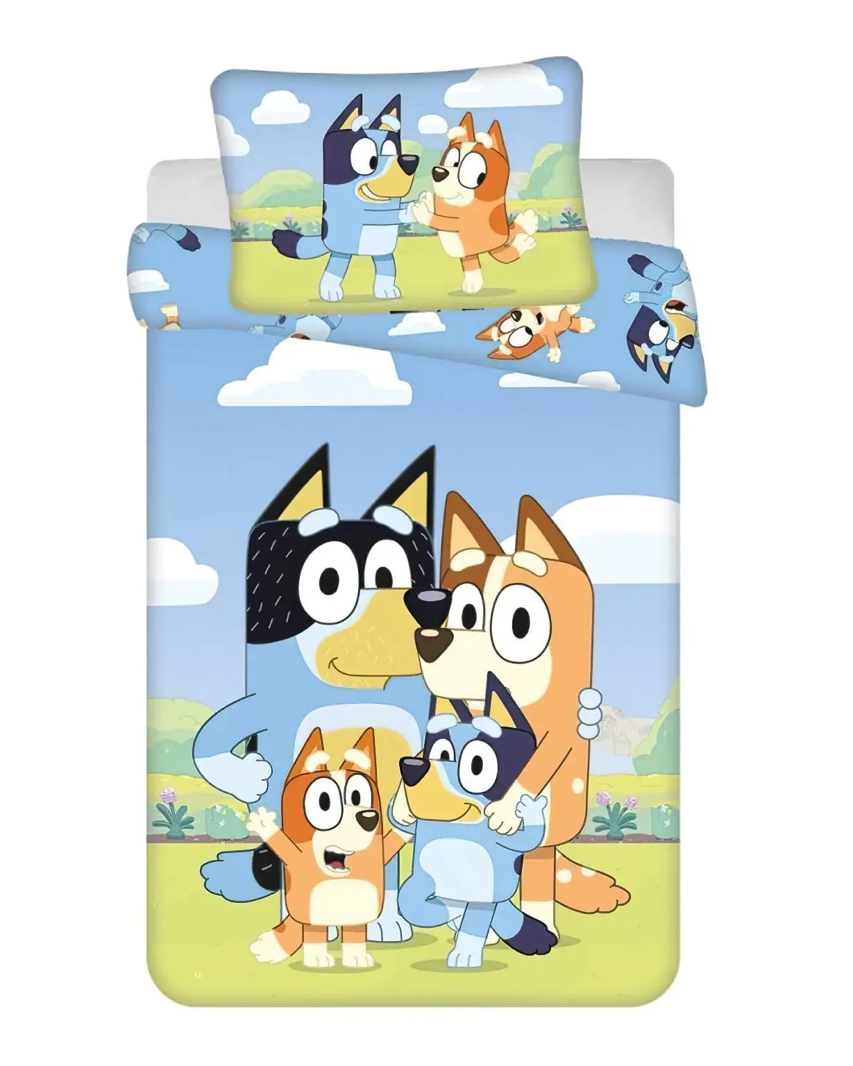 Jerry Fabrics Povlečení do postýlky Bluey 004 baby 100x135, 40x60 cm