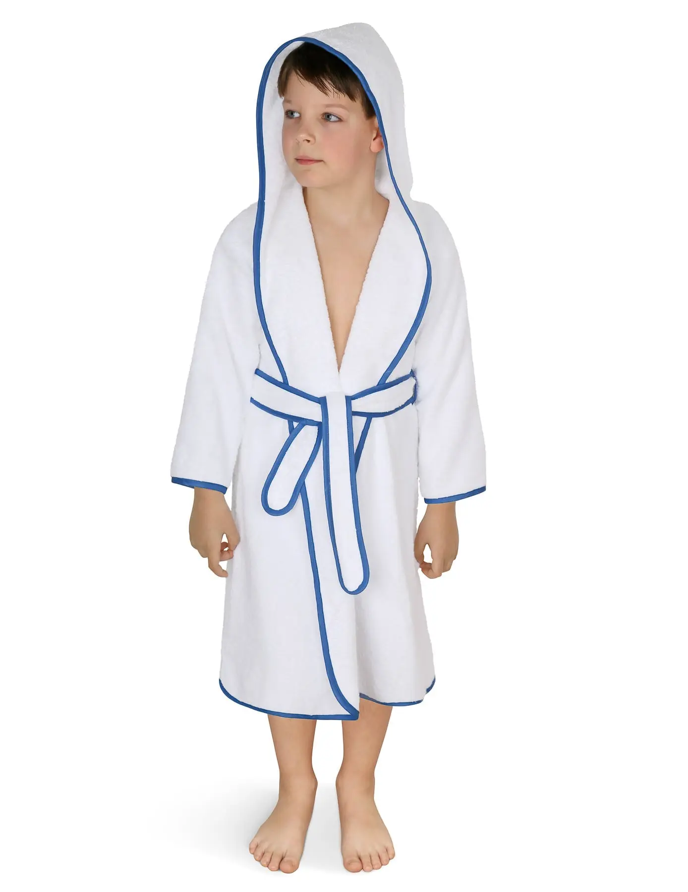 Bellatex Župan FROTÉ 001/25 bílý, bavlněné froté, 330 g/m², dětský, velikost