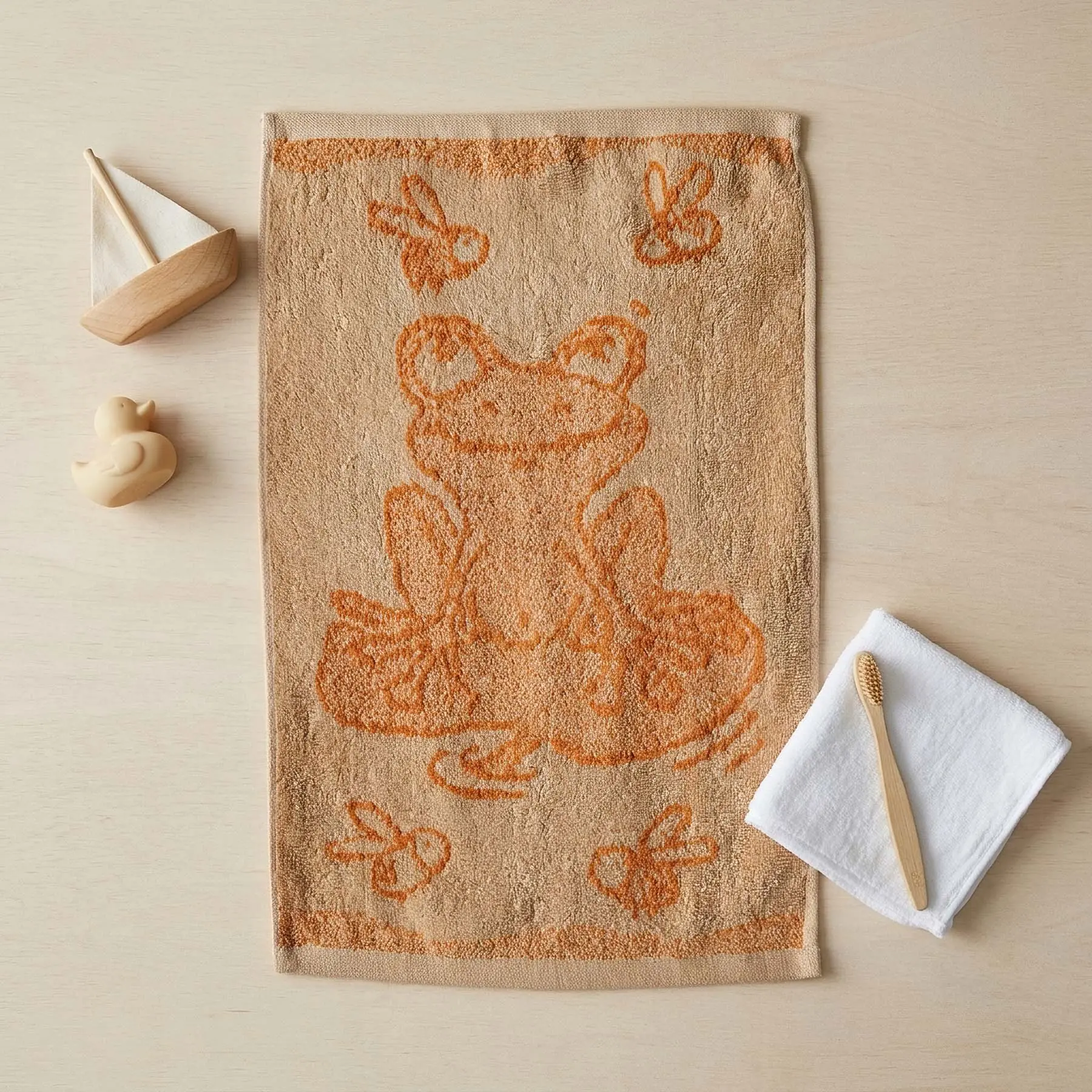 Profod Dětský ručník Frog orange 30x50 cm