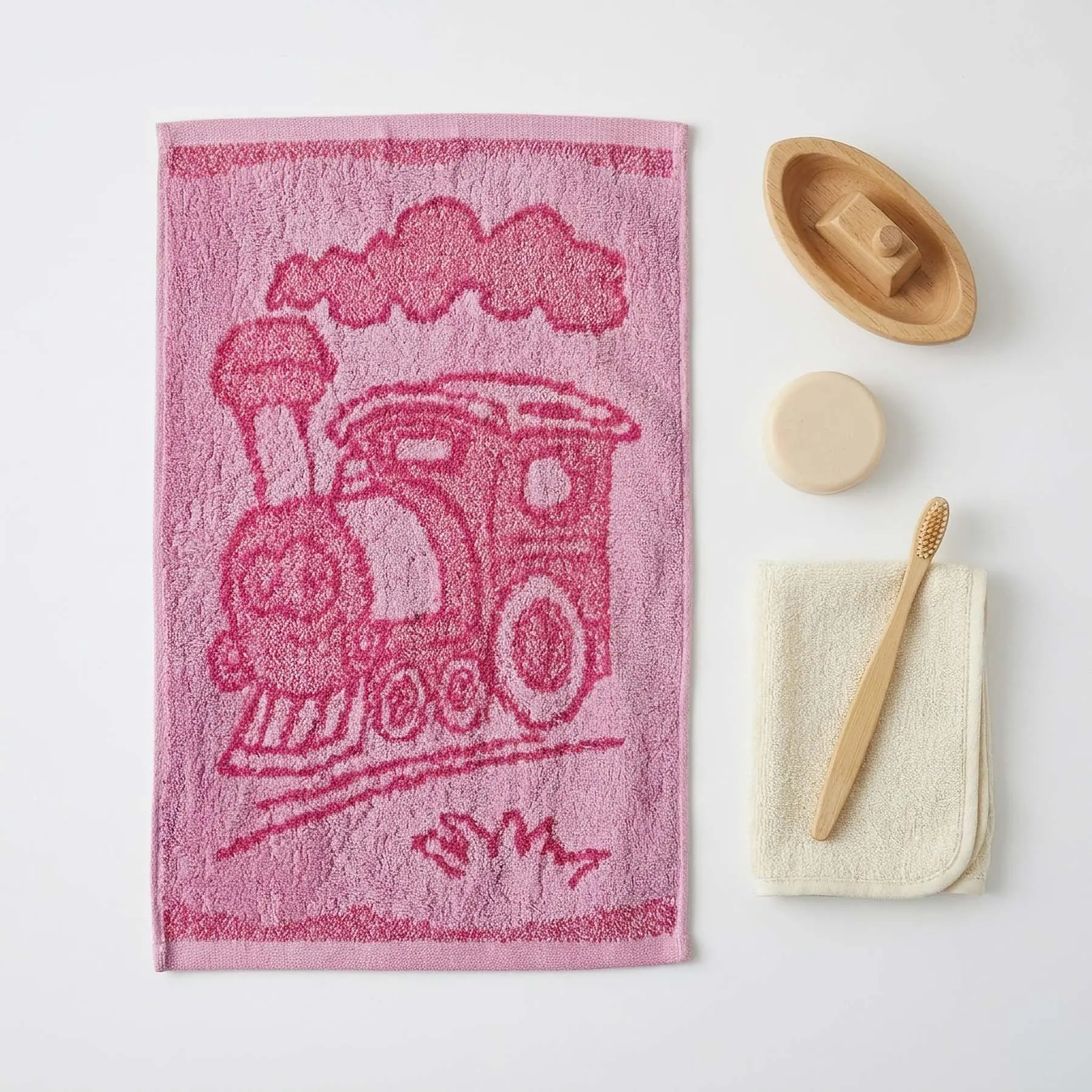 Profod Dětský ručník Train pink 30x50 cm