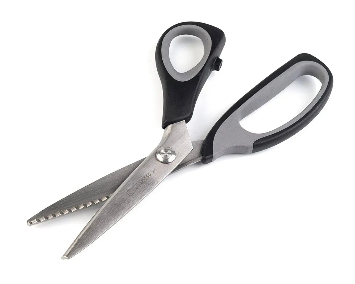 Entlovací nůžky KAI N5350 zoubkované, s ergonomickou rukojetí, délka 21cm (8")