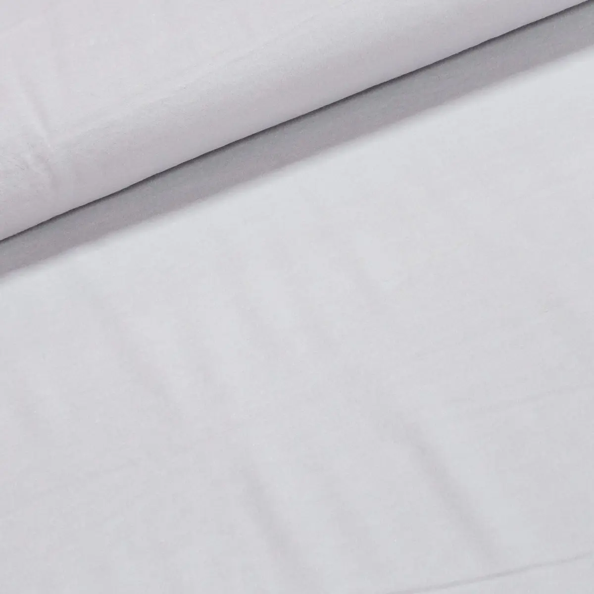 Flanel bavlněný UNI, jednobarevný světle šedý, š.160cm (látka v metráži)