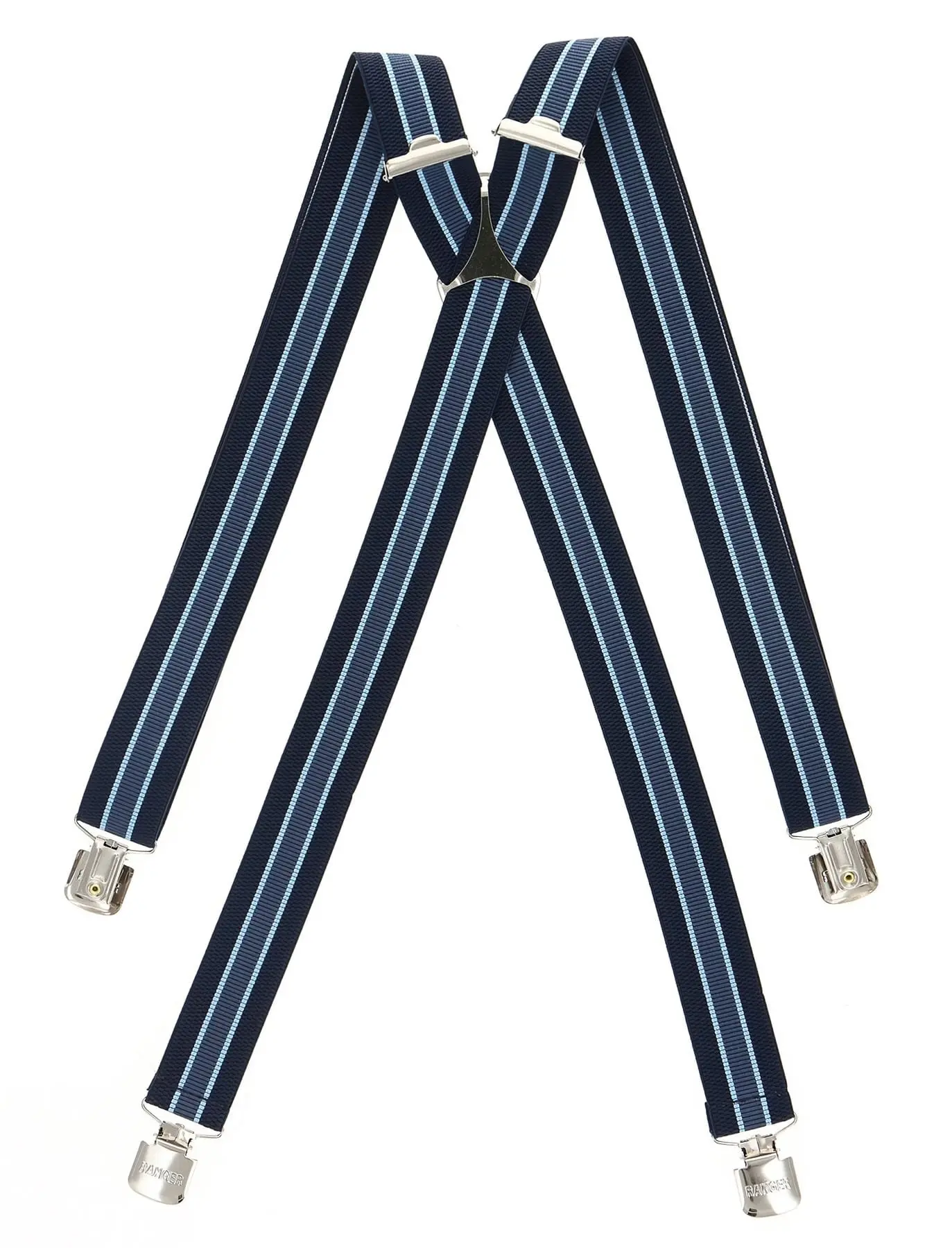 Ranger Šle pánské RANGER Dt30.026, délka 130cm, šíře 3cm, tvar X, modré pruhy