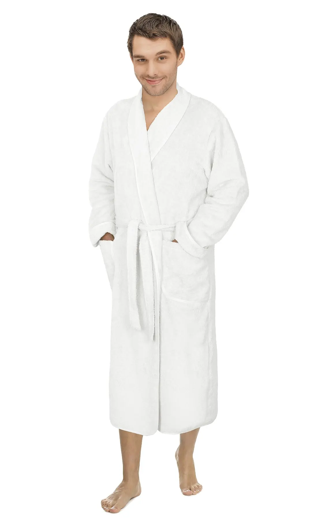 Bellatex Župan FROTÉ 4825/001 bílý, bavlněné froté, 330 g/m², pánský, velikost