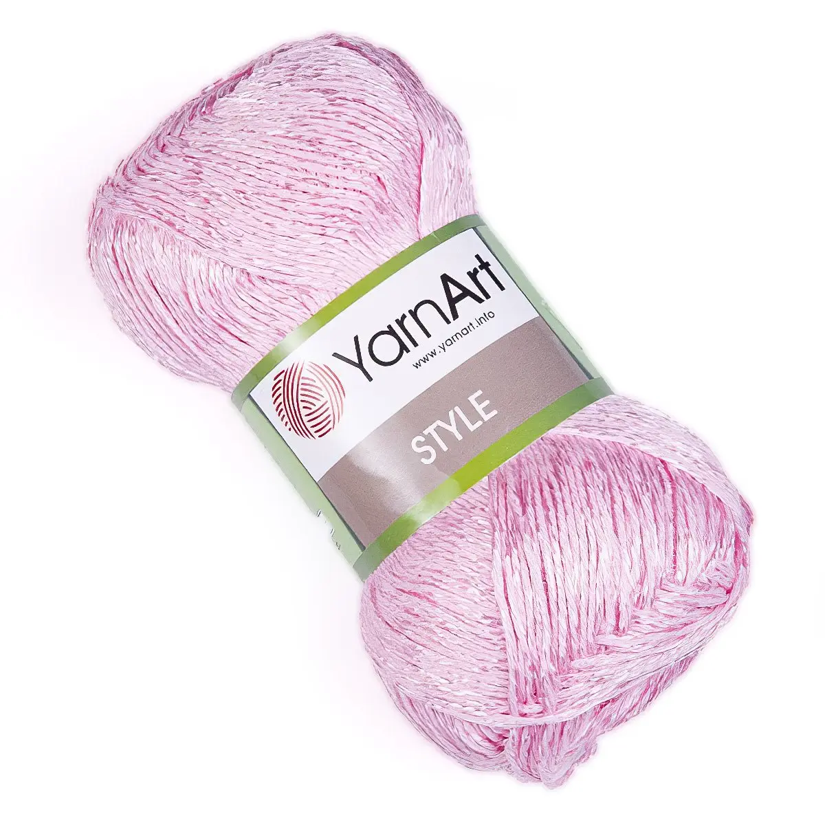 Pletací / háčkovací příze YarnArt STYLE 660 růžová, jednobarevná, viskózová, 50g/185m