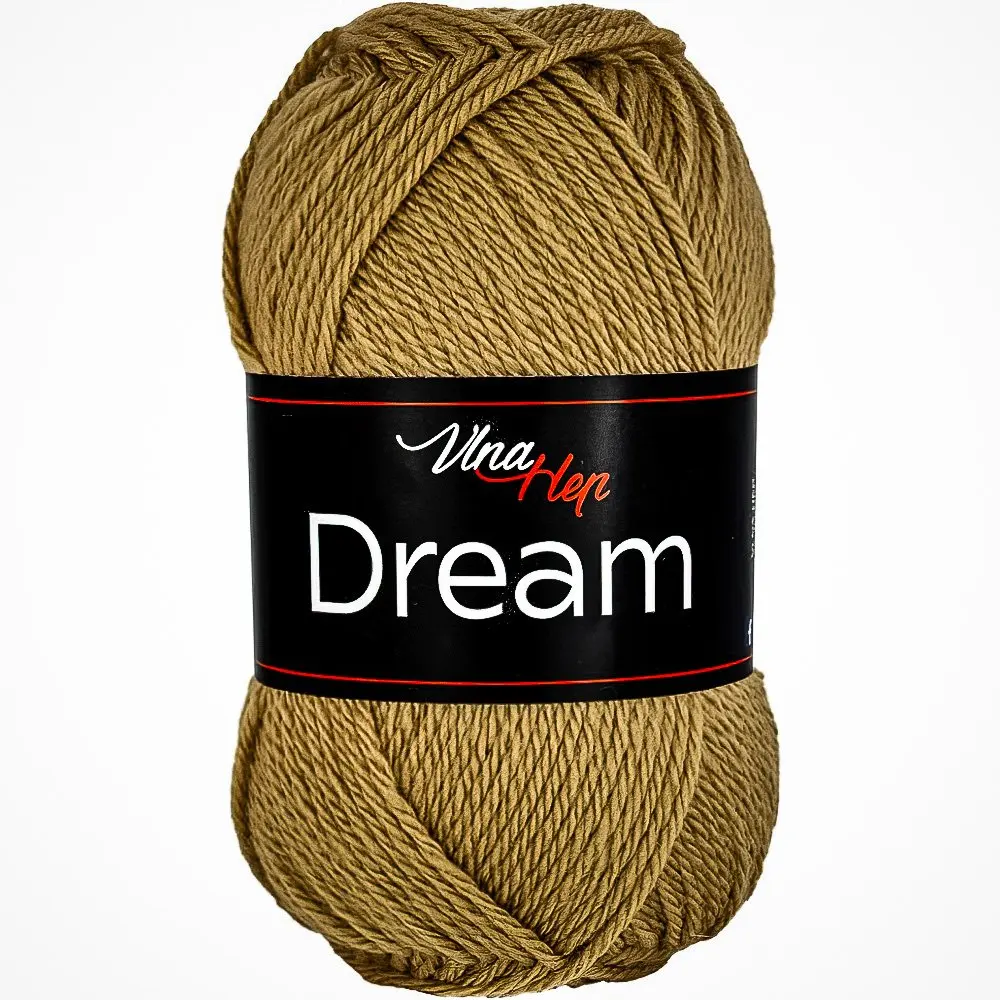 Vlna Hep pletací příze DREAM 6406 světle hnědá, 100% merino vlna, jednobarevná, 50g/125m