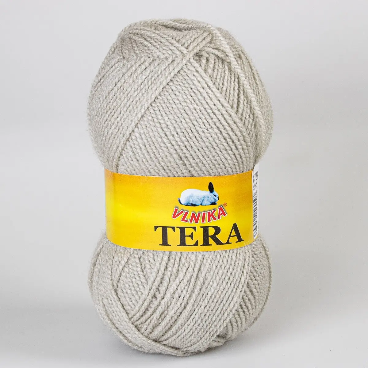 Pletací příze Vlnika TERA 072 šedobéžová, 100g/310m