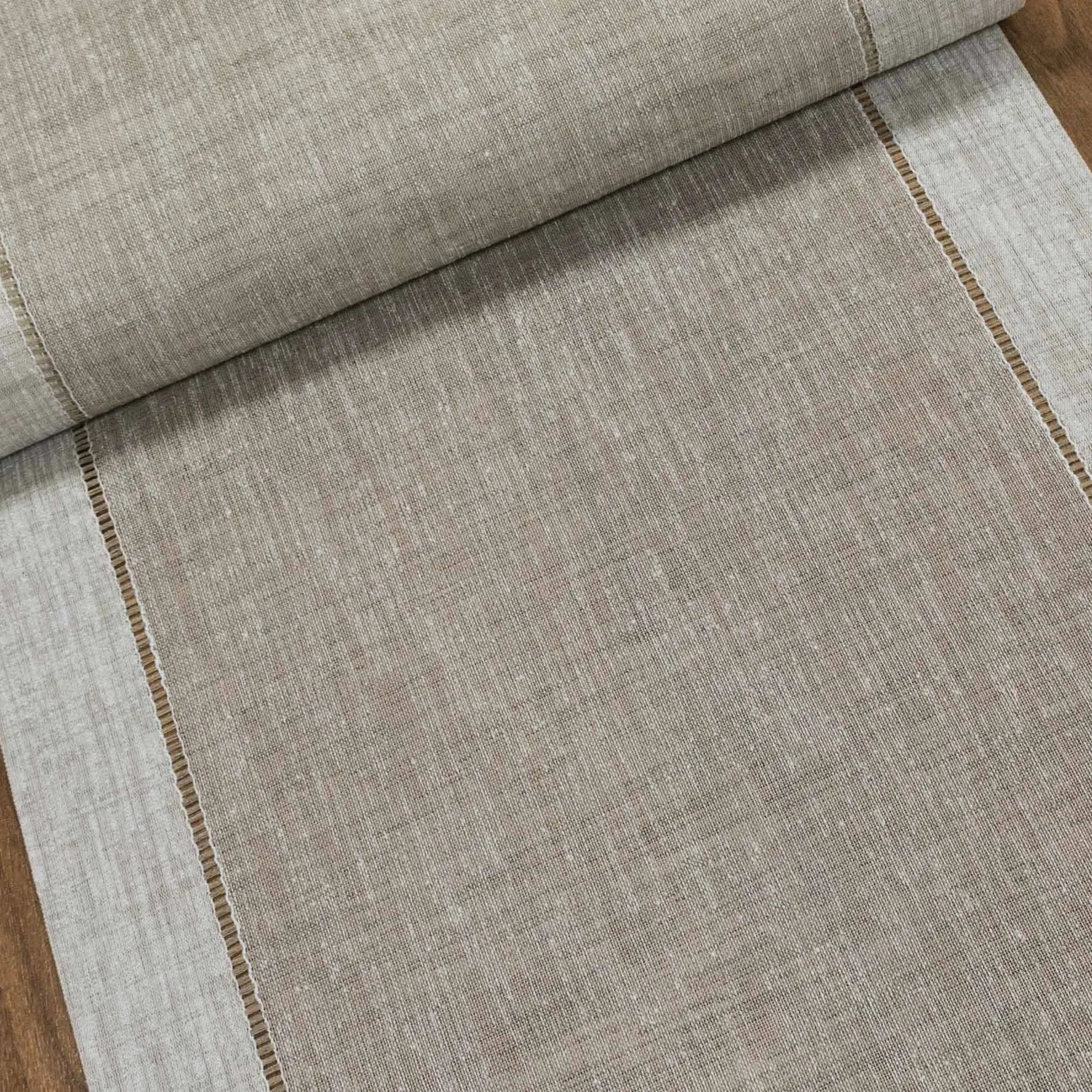Polyesterové plátno / štola na metráž AURORA BRA, béžová, š. 40cm (látka v metráži)