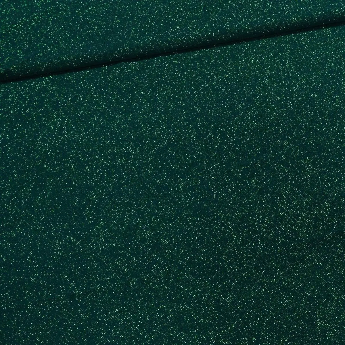Polyesterový úplet LUREX 1555/01 UNI jednobarevný zelený se třpytkami, š.150cm (látka v metráži)