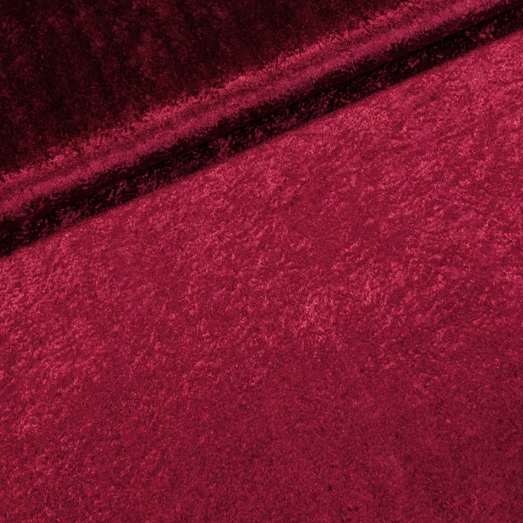 Polyesterový samet VELVET 83 UNI jednobarevný vínový š.150cm (látka v metráži)