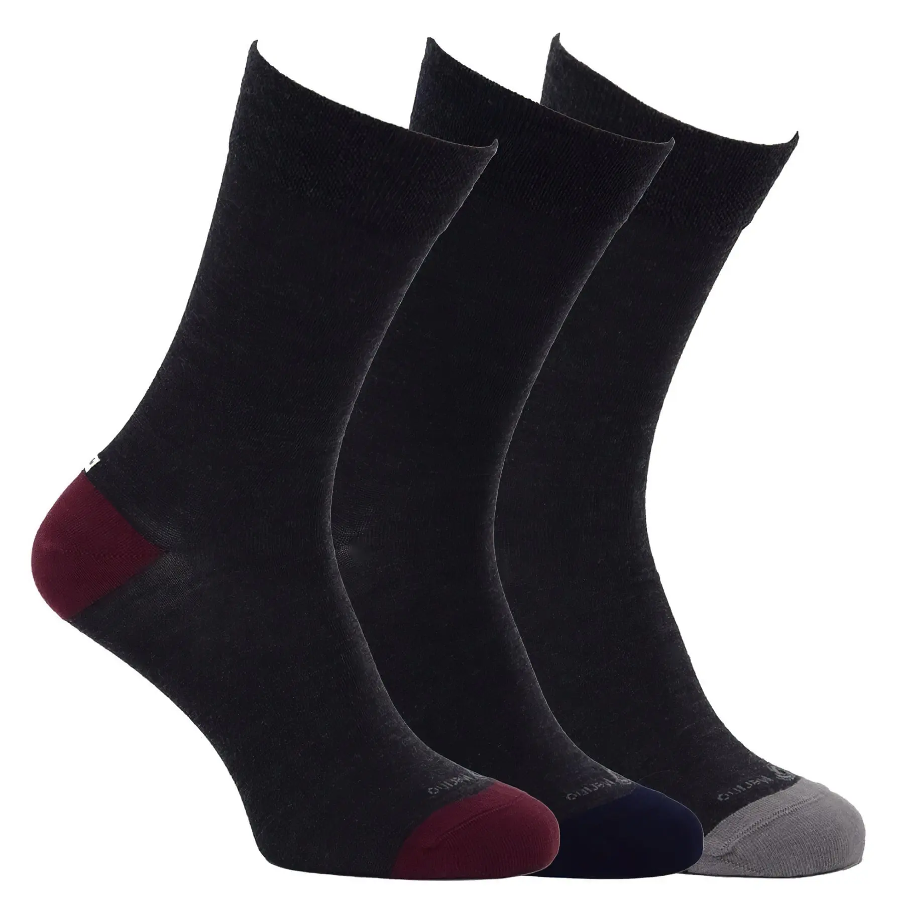 RS Ponožky oblekové 71047, barevné mix, klasické, vlněné merino, pánské, 3 páry, vel.