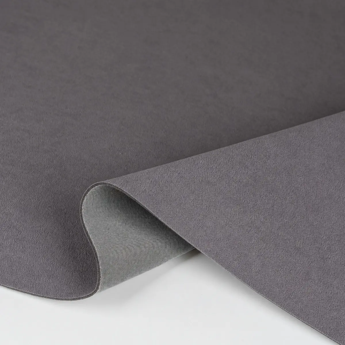 TextilCentrum.cz Potahová látka na STROPNICI do auta AUTOMOTIVE HEADLINER VELUR F2, světle šedá, jemný velur, tloušťka 3 mm, s molitanem a síťkou, š.180cm (látka v metráži)