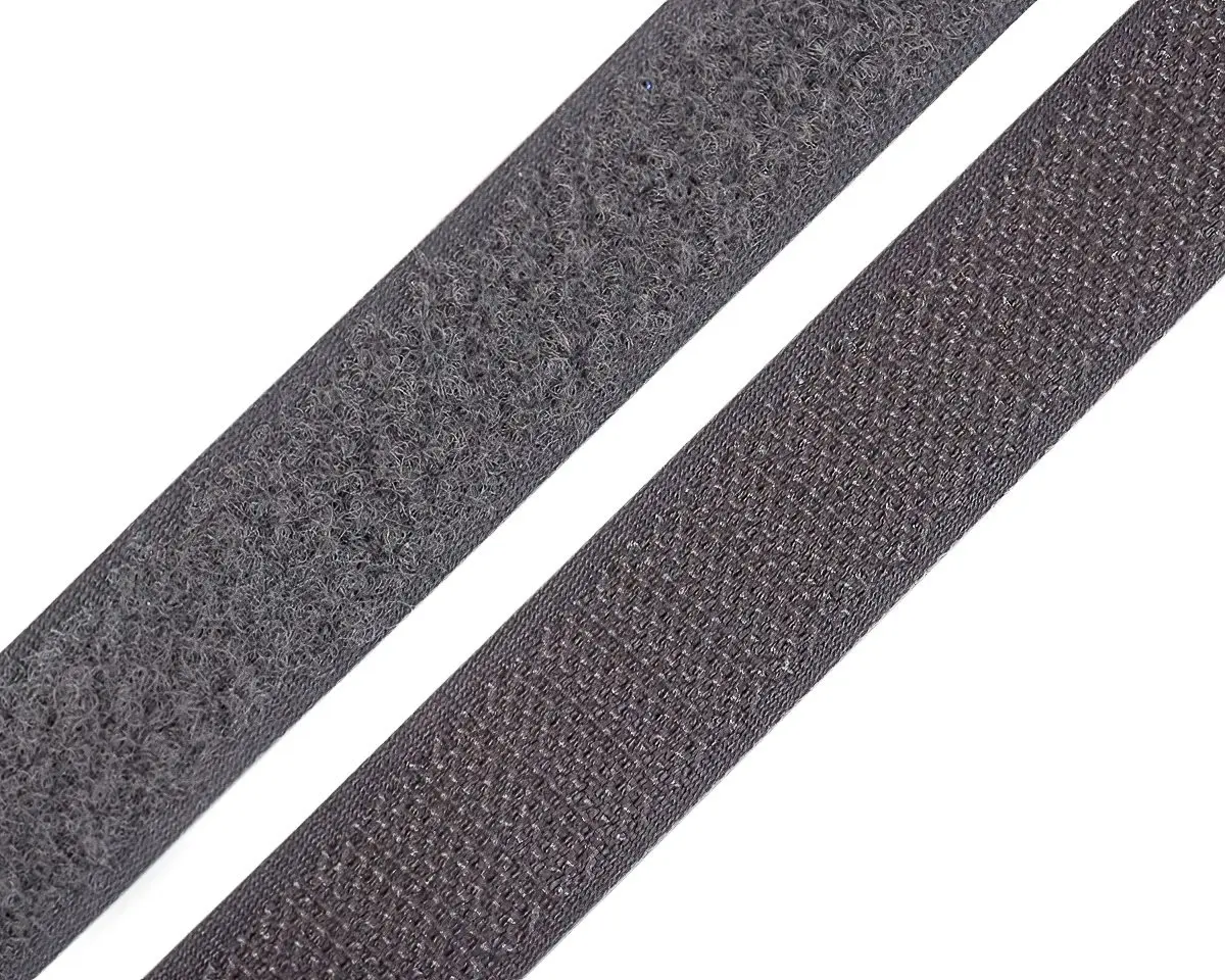 Stoklasa Suchý zip háček + plyš 740843/306 šedý, šířka 2cm (v metráži)
