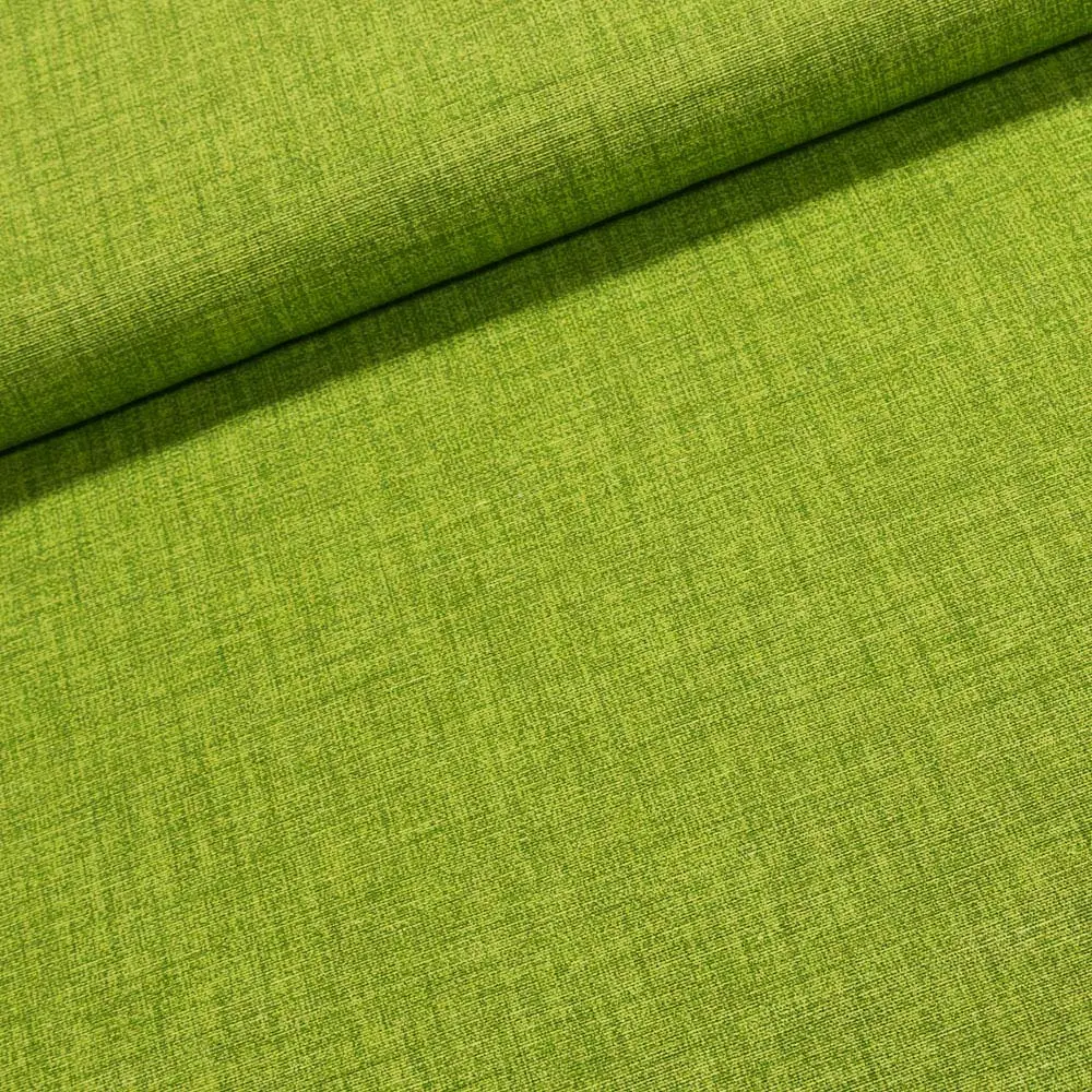Směsové plátno EDGAR 41 zelený melír, š.140cm (látka v metráži)