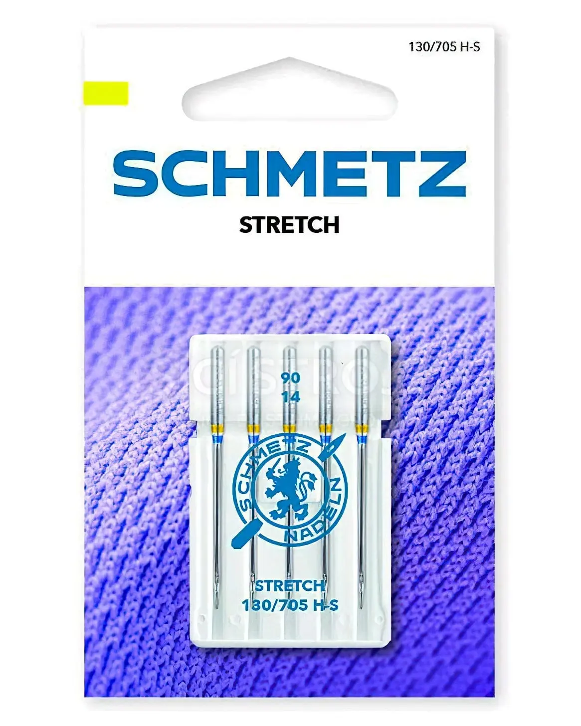 SCHMETZ Strojové jehly 130/705 H-S VDS 90 STRETCH, jehly na elastické látky, balení 5 kusů
