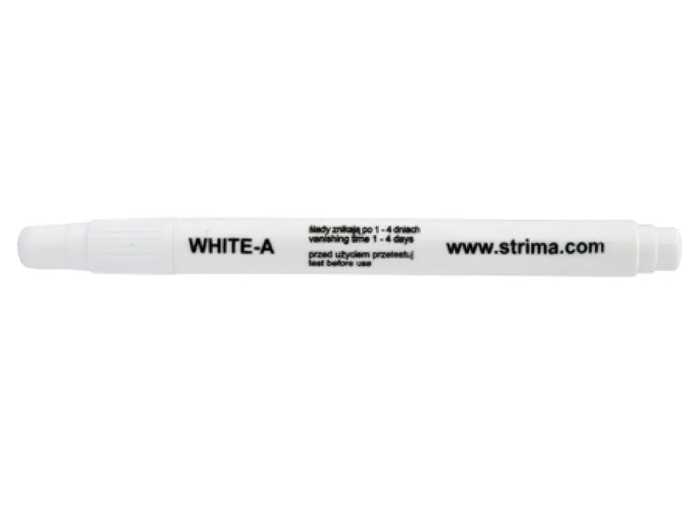 STRIMA Sublimační tužka / mizící fix na látky WHITE-A, bílá, 96 hodin