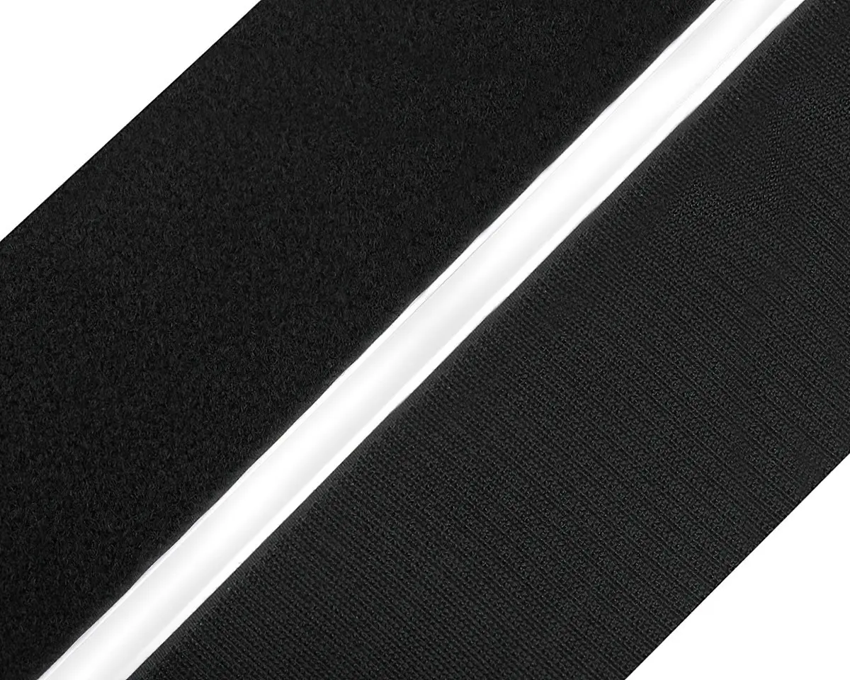 Stoklasa Suchý zip háček + plyš samolepící 740405 černý, šířka 8cm (v metráži)