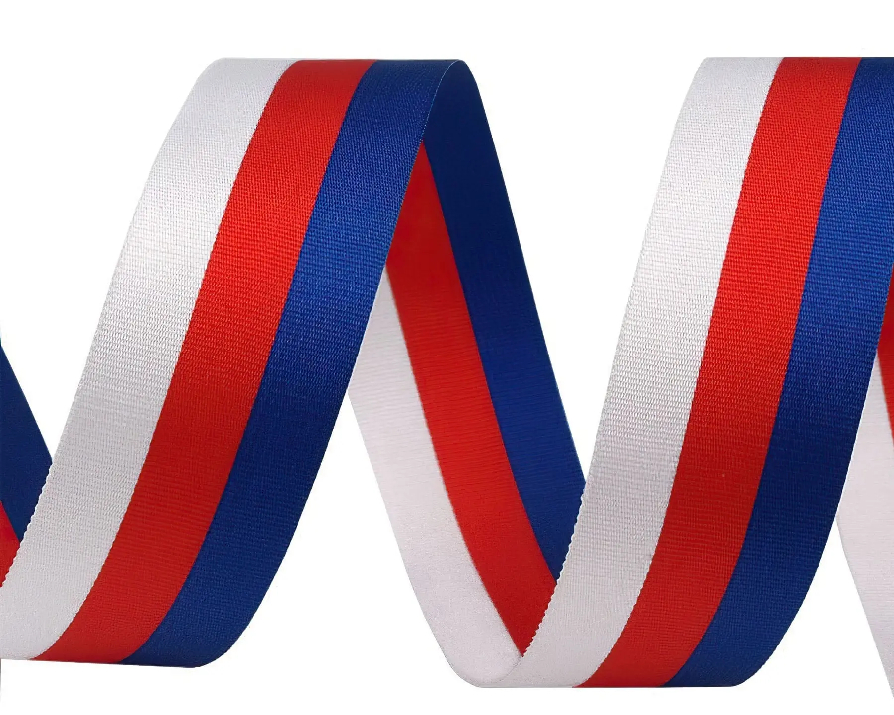Taftová stuha TRIKOLORA CZ / Česká republika, šíře 2cm (stuha v metráži)