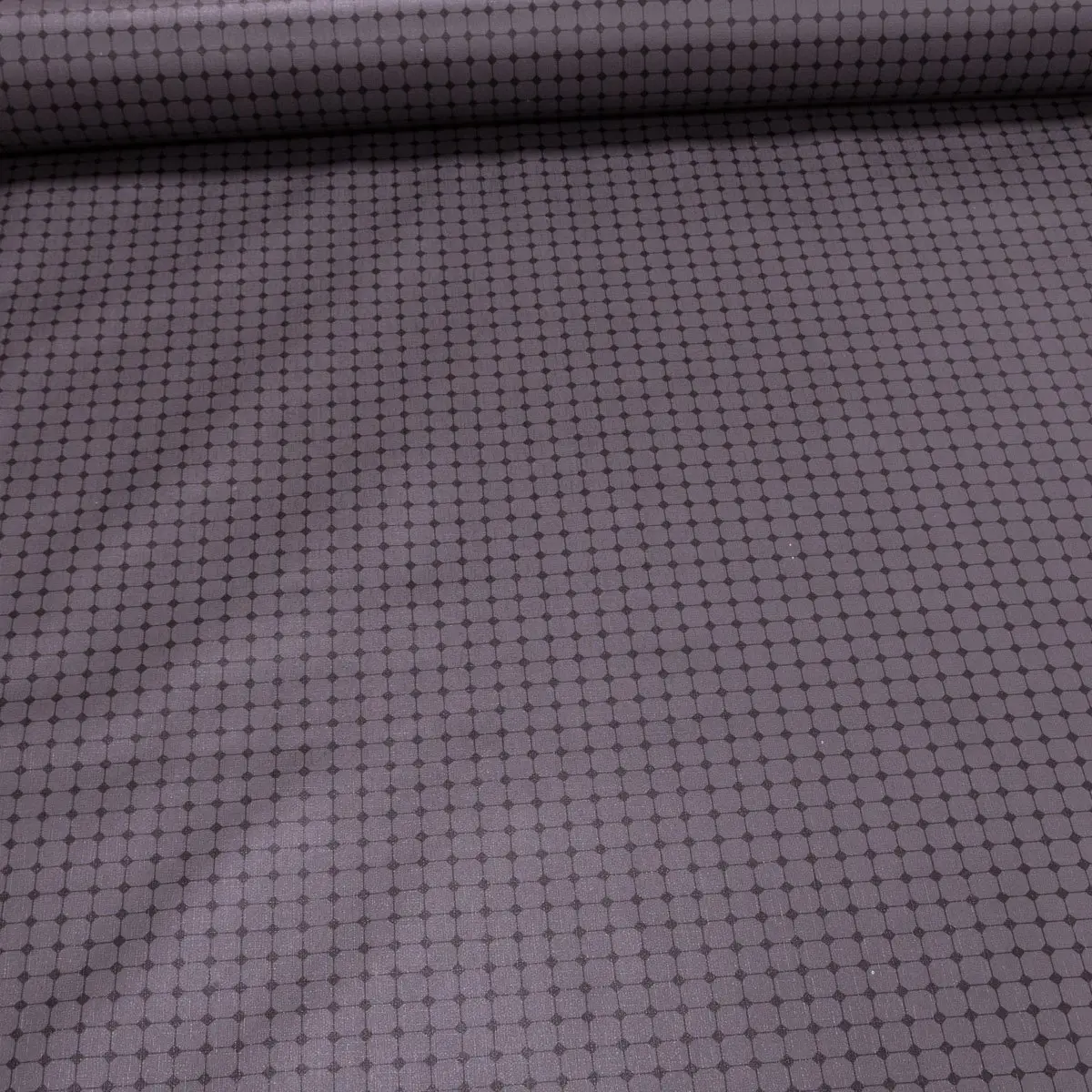 Ubrus PVC s textilním podkladem 1206-3 FANTASTIK, tmavě šedá kostka, š.140cm (metráž