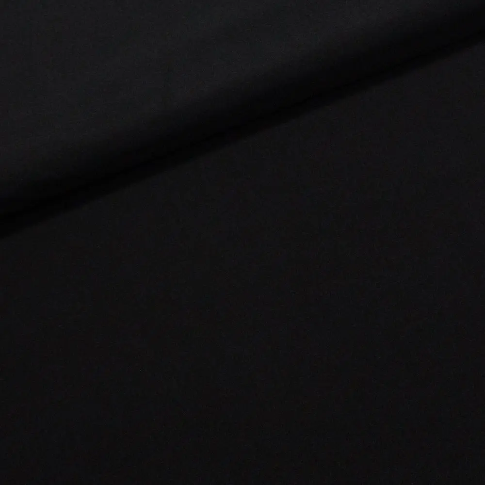 Polyesterový úplet PLAVKOVINA jednobarevná černá, š.150cm (látka v metráži)