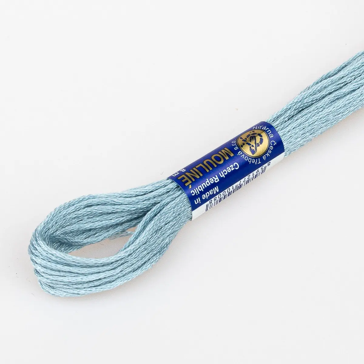 Niťárna Vyšívací příze MOULINE / MULINKA 5832 popelavá šedá, jednobarevná, 2g/8m