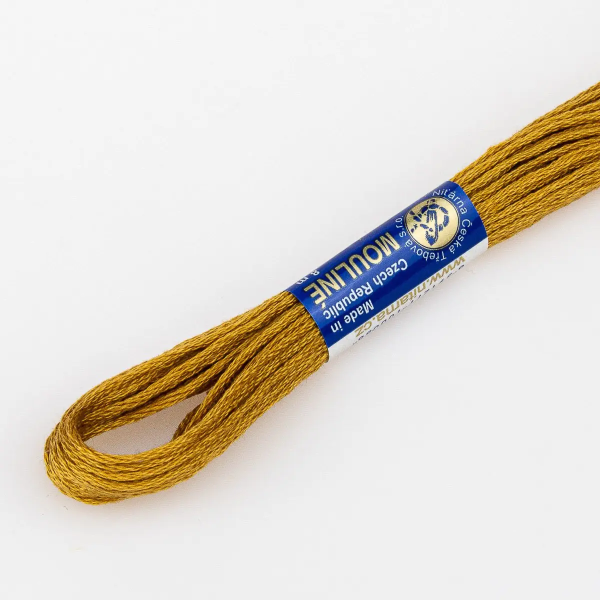 Niťárna Vyšívací příze MOULINE / MULINKA 7152 světlý kokos, jednobarevná, 2g/8m