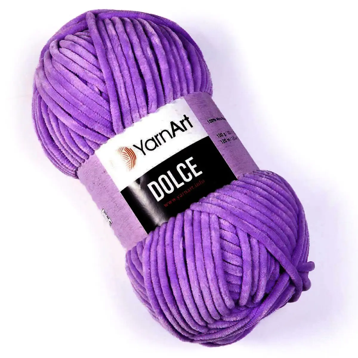 Pletací příze YarnArt DOLCE 788 fialová, efektní, 100g/120m
