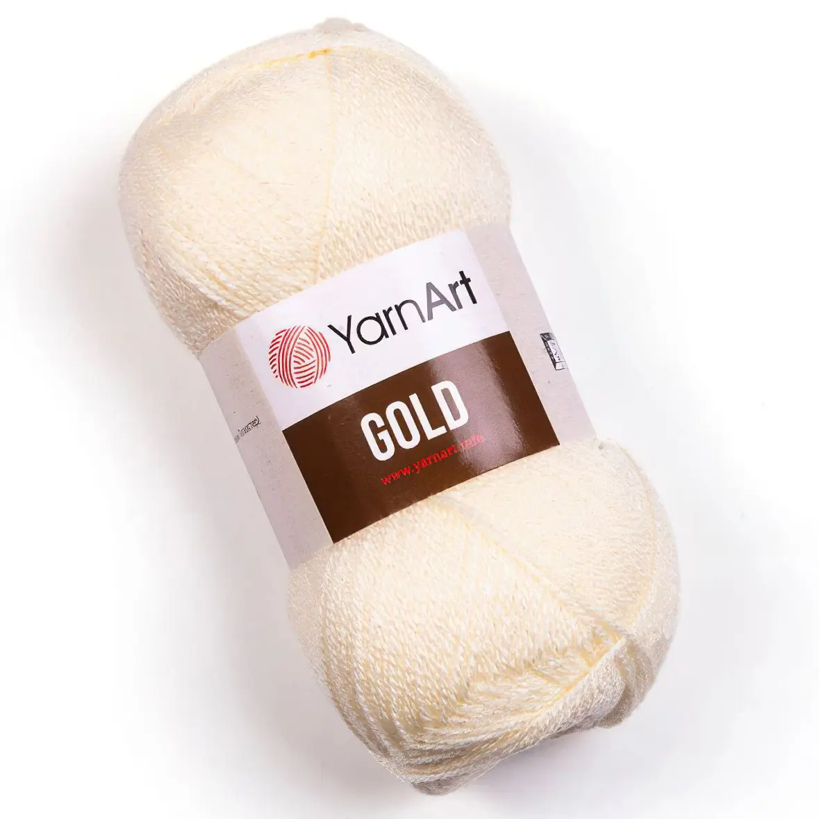 Pletací příze YarnArt GOLD 9525 smetanová, efektní, 100g/400m