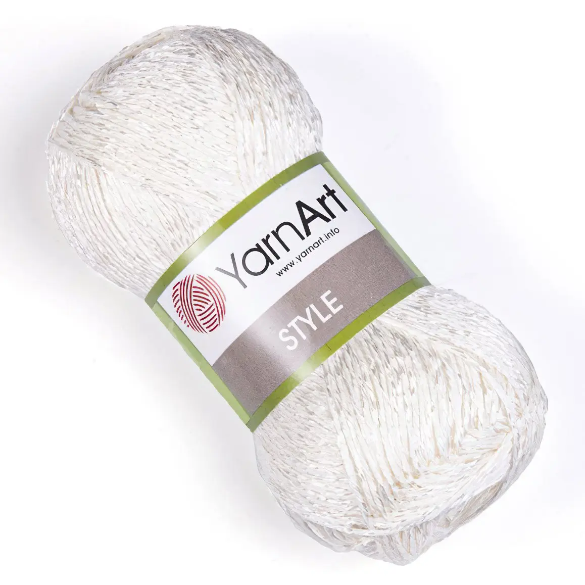 Pletací / háčkovací příze YarnArt STYLE 652 smetanová, jednobarevná, viskózová, 50g/185m