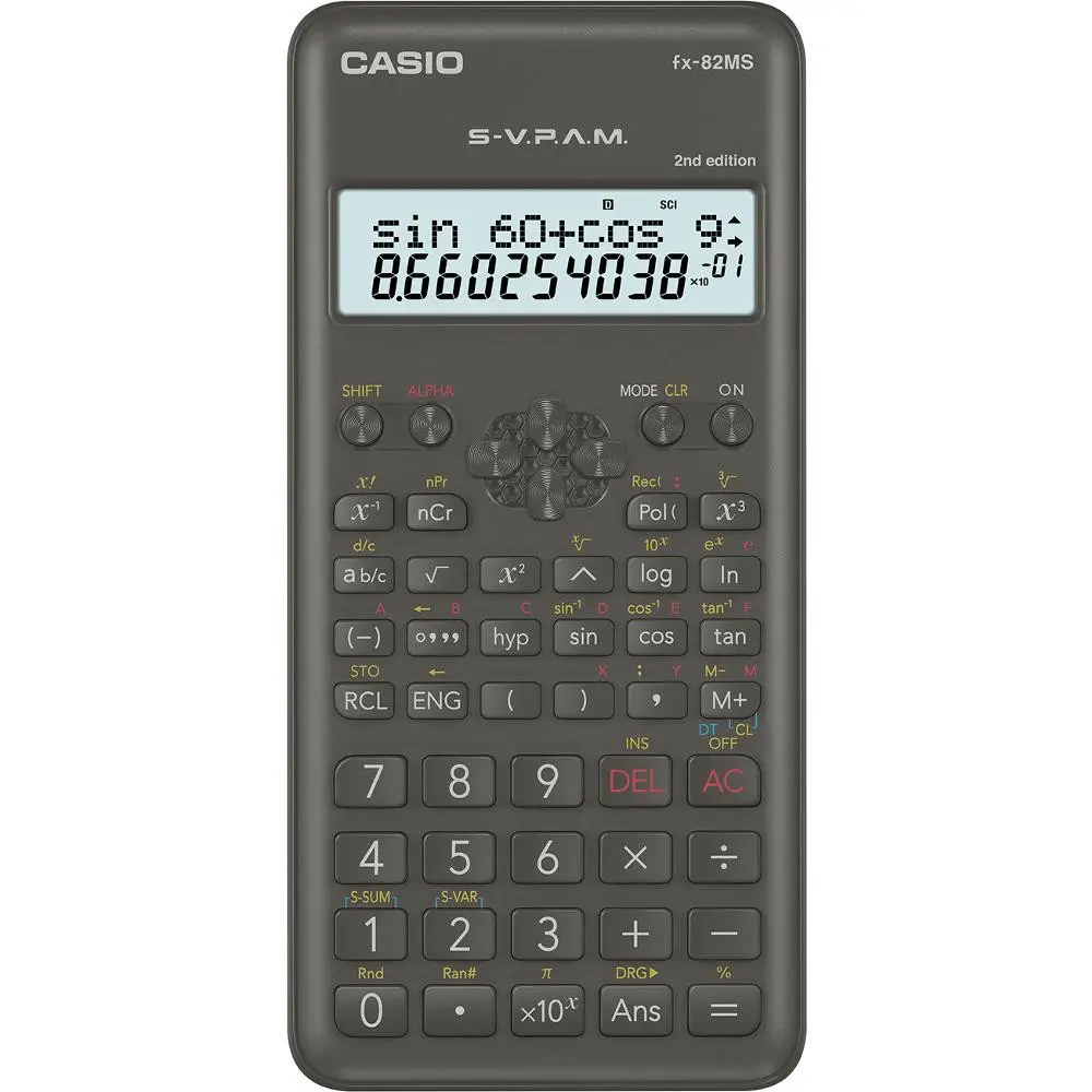 Kalkulačka školní CASIO FX 82 MS 2E (2nd Edition)