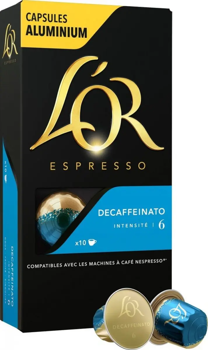 Kapsle L'or Espresso Decaffeinato, 10 ks