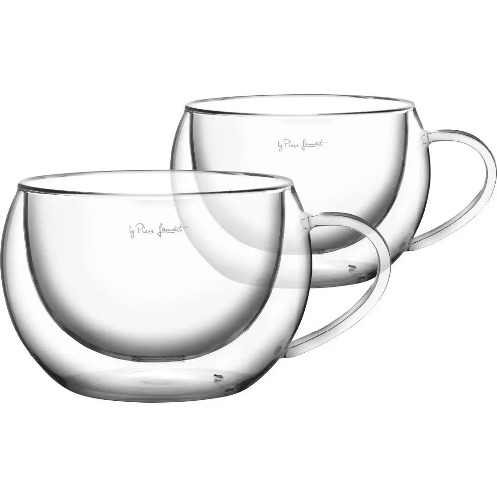 Lamart Vaso cappuccino - dvoustěnná sklenice - 270 ml, 2 ks