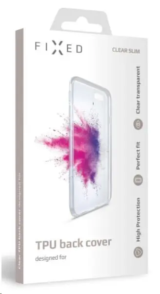 TPU gelové pouzdro FIXED pro Apple iPhone 12/12 Pro, čiré