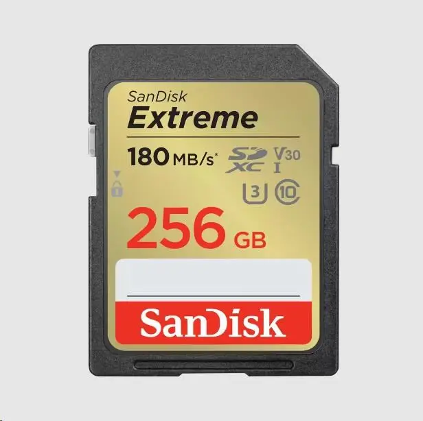 SanDisk Extreme/SDXC/256GB/UHS-I U3 / Class 10