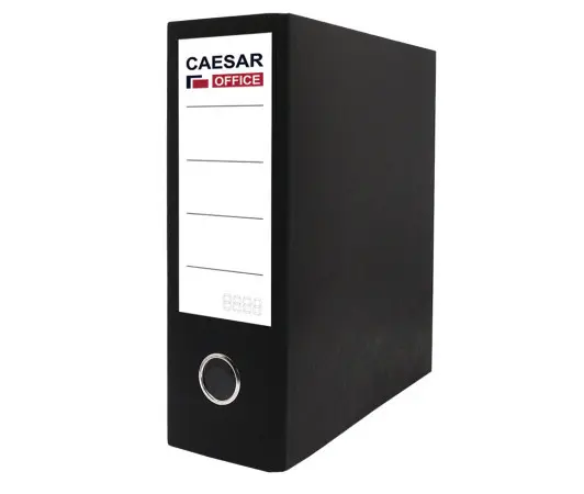 CAESAR OFFICE SENATOR pořadač pákový A5 8 cm, na výšku - černý