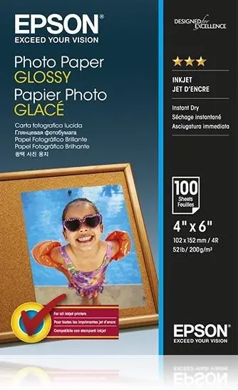 EPSON Photo Paper Glossy 10x15cm 100 listů