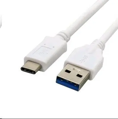 Kabel C-TECH USB 3.0 AM na Type-C kabel (AM/CM), 1m, bílý CB-USB3C-10W