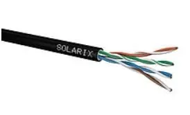 Instalační kabel Solarix CAT5E UTP PE Fca venkovní Gelový 305m/box SXKD-5E-UTP-PEG