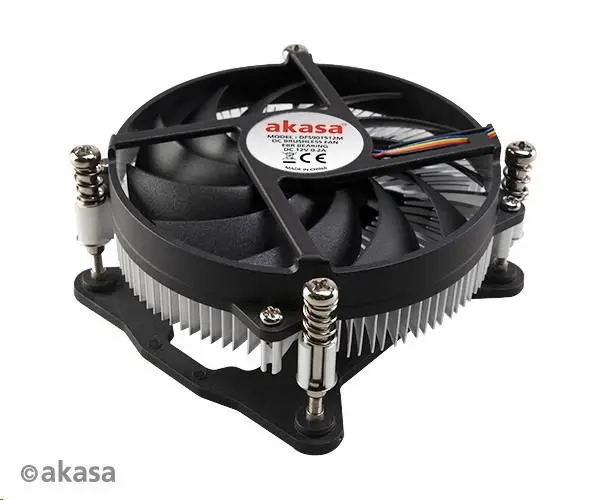 AKASA ventilátor KS12, 95x95x31.8mm, Intel LGA115X