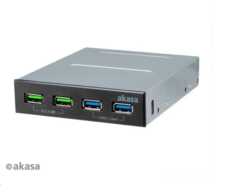 AKASA USB hub 2 x Quick Charge 3.0 + 2 x USB 3.1
