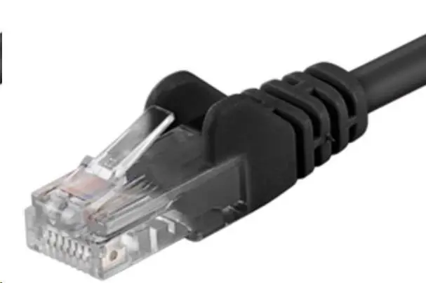 PremiumCord Patch kabel UTP RJ45-RJ45 level 5e 0.5m černá