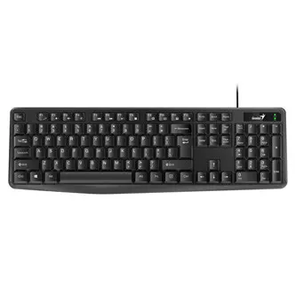 Genius KB-117 klávesnice drátová (USB) US, černá