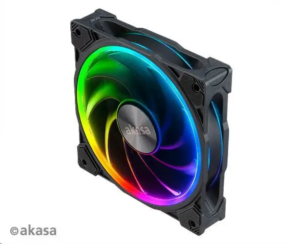 přídavný ventilátor Akasa SOHO AR LED 12 cm RGB